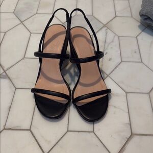 J. Crew Lucie Black Heeled Shoes size 10